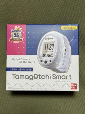 BANDAI - バンダイTamagotchi Smart White NEW] Tamagotchi Smart 25th Anniversary Set Bandai Japan [AUG