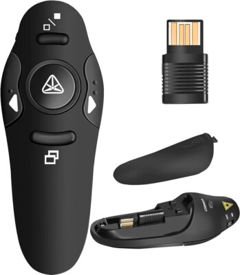 Power point Presentation Remote Wireless USB PPT Presenter Laser Pointer Clicker