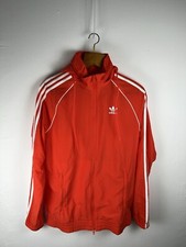 Adidas Giacca a Vento Nero Rosso Bianco Taglia S Uomo  Men Light Jacket
