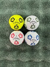 LOGO GOLF BALL- 4 RARE CALLAWAY TRUVIS DOG PAW LOGOS..GET ALL 4 NOW MINTY