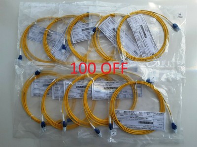  Glasfaser Patchkabel 3M LC-LC Duplex S-Modus 9/125 OS1/OS2 2,4 mm LSZH 100 AUS