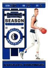 2019 Panini Contenders #64 Kristaps Porzingis Game Ticket