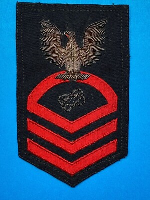 U.S.N. ELECTRONICS TECNICIAN, CHIEF, RATE, BULLION