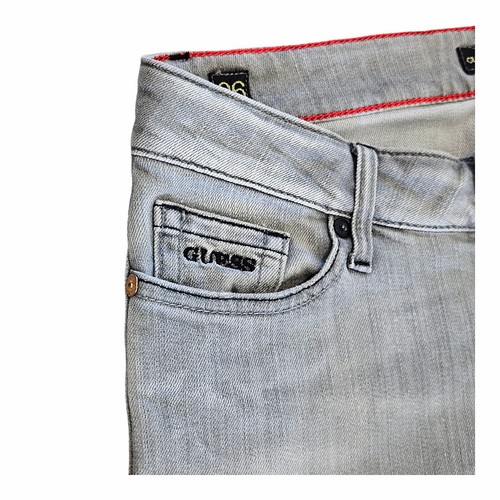 Guess Premium Womens Starlet Narrow Leg Grey Denim Jeans Size 28x32 - Picture 8 of 20