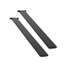 Hidden Island Countertop Support Bracket 2 Pack Black 40 Inch Heavy Duty Gran...