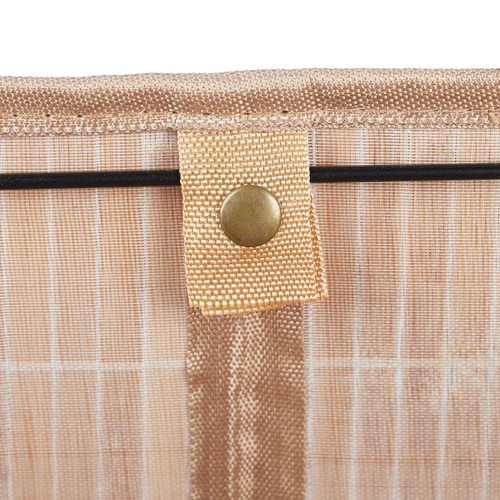 4 x Cesta de almacenamiento natural Cesta de baño Cesta de bambú Cestas de inserción Caja plegable - Imagen 8 de 9