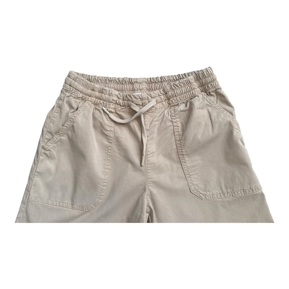 Pantalones cortos ORVIS para mujer talla 8 se adapta a 6 caqui beige tostado con cordón cintura Foto 3 de 4