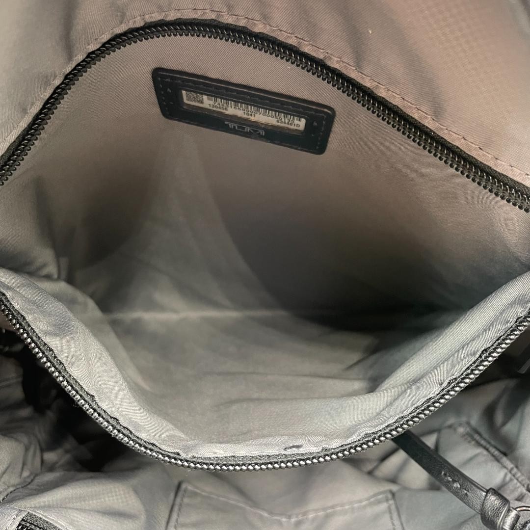 TUMI Backpack DEVOE Meadow Pattern Nylon Black - image 11