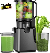 400W Cold Press Juicer Machine 5.8 Inch Feed Chute Easy Clean High Yield