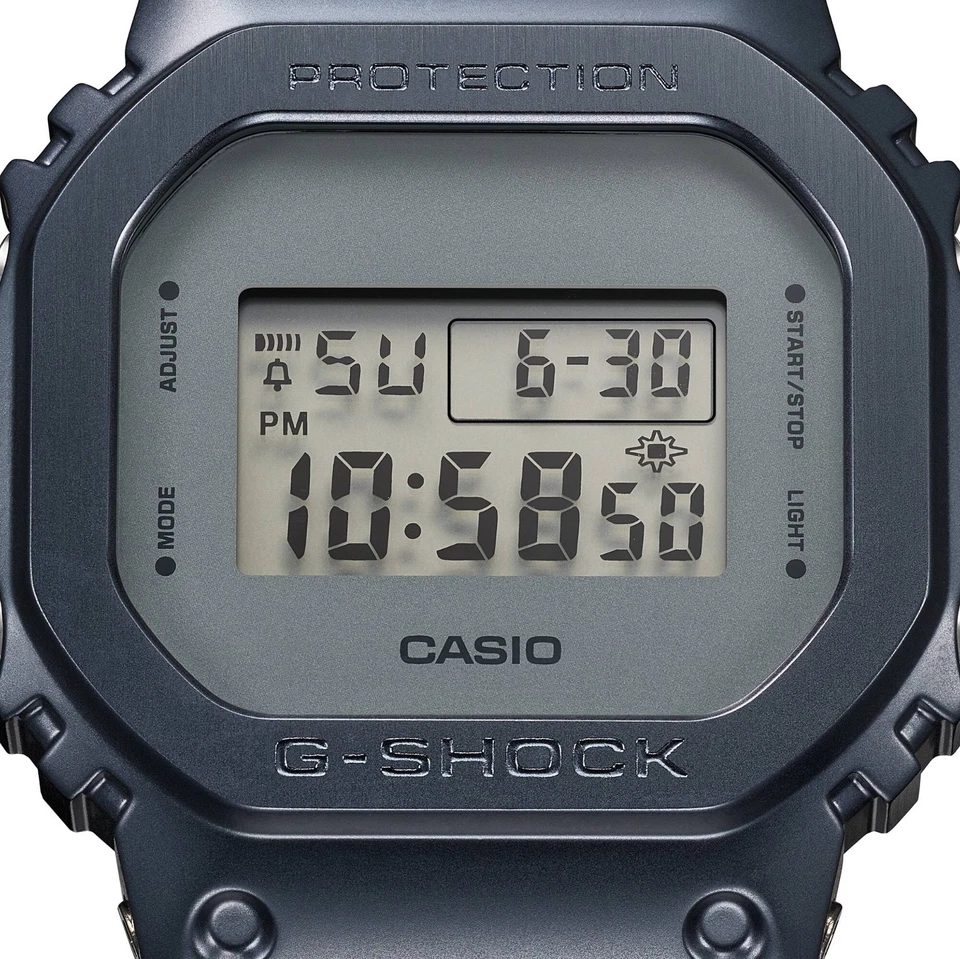 Классические часы Casio G-Shock полуночный туман с металлическим покрытием серии 5600 GM-5600MF-2 - Изображение 4 из 4