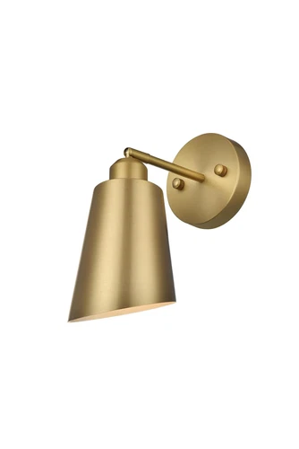 Living District Halycon 5" Wall Sconce In Satin Gold - Picture 3 of 7