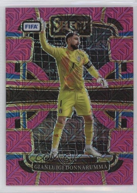 2023 Panini Select FIFA Terrace Pink Mojo Prizm 71/199 Gianluigi Donnarumma 7xn