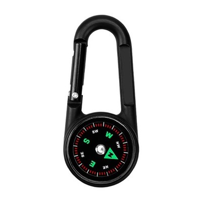 Double Sided Compasses Thermometers Light Weight Camping Keychain Enduring