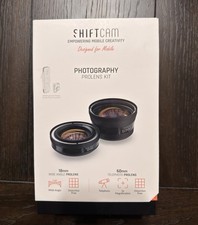 ShiftCam ProLens Kit 18mm Wide Angle  60mm Telephoto 2x Mobile Lenses NEW