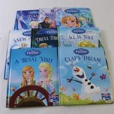 Lot of 8 Disney Story Reader Me Reader Frozen Hardcover Kids' Books FLAWED