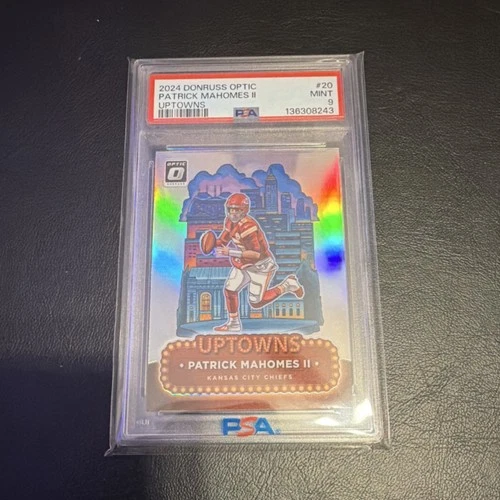 2024 Panini Donruss Optic Uptowns Patrick Mahomes II PSA 9 Chiefs