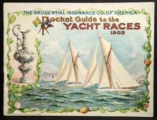 1903 Pocket Guide to the Yacht Races by Prudential Life Insurance Co. of America