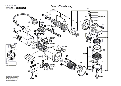 Neu Original Bosch 1607000D4Z Getriebe - Bild 3 von 4