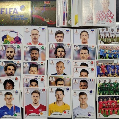 2018 FIFA World Cup RUSSIA Panini - STICKER CARDS LOT