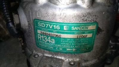 SD7V16 klimakompressor PEUGEOT 206 BERLINA XR 1998 47958 691746