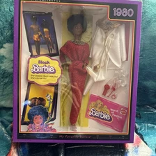 Barbie Collector Reproduction 1980 My Favorite Barbie Black Barbie Doll 2009 