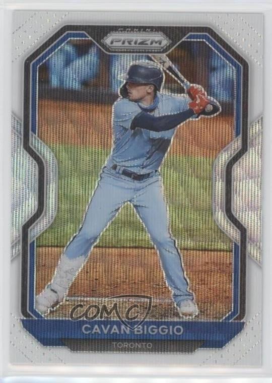 2021 Panini Prizm Tier II White Wave Prizm Cavan Biggio #155 0w8