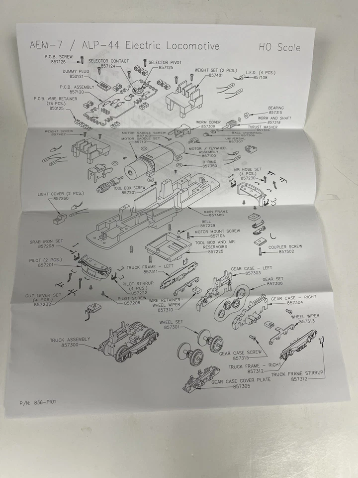 HO Atlas Item # 8581 Septa AEM-7 DC DCC Ready Electric Locomotive W/# 2305 NOS - Image 4 of 4