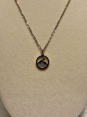 18k Rose Gold Plated Faith As A Mustard Seed Pendant Necklace for Women Jewelry