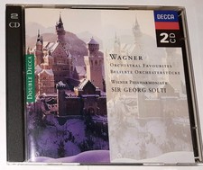 Wagner: Orchestral Favourites (2CD,1994) *EX* Georg Solti Wiener Philharmoniker 