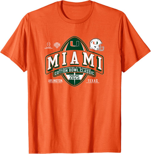Miami Hurricanes Cotton Bowl CFP Quarterfinal T-Shirt Sweatshirt