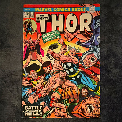 Marvel Comics Group The Mighty Thor #222 1974 Bronze Age Stan Lee Thor