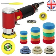 Mini Air Sander Kit 1"2" 3" High Speed Dual Action Random Orbital Car Polisher