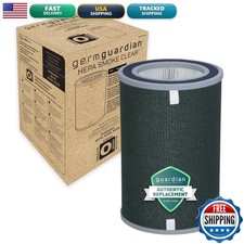 Filter O SMOKE CLEAR FLT5100SM: GermGuardian FLT5100SM HEPA Filter for AC5109W AC3200 AC3250 - Black/Gray