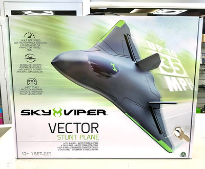 Sky Viper Vector Stunt Flugzeug 4CH. 6 Achsen Automatische Stabilisierung - NEU & VERSIEGELT