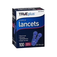 Sterile Lancets 30G 100 Each By Trueplus