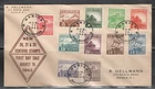 1943 Phillipines FDC Japanese Occupation, Larger Set.