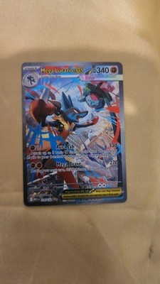 Mega Lucario Ex Alternate Art 179/132 Mega Evolution Secret Rare