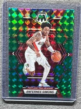 2022-23 Panini Mosaic Anfernee Simons #11 Green Trail Blazers