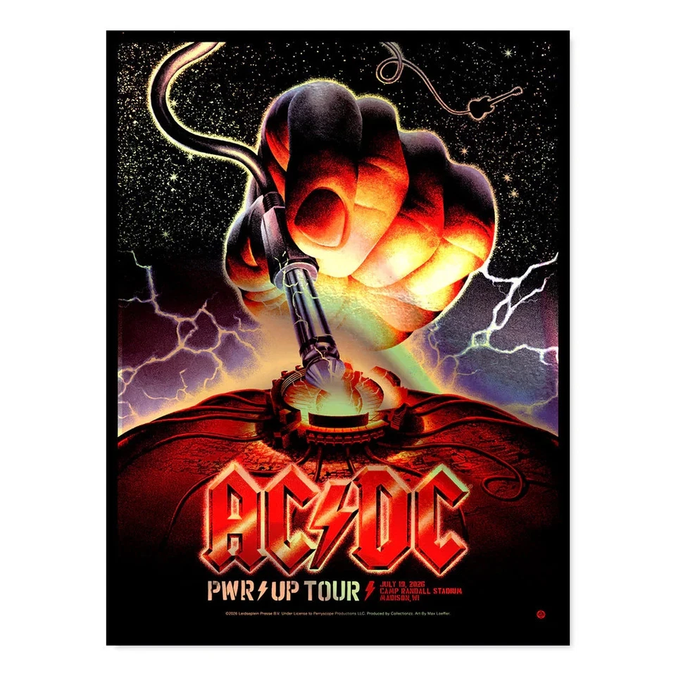 OFFICIAL AC/DC GAS Trading Card MADISON 07/19/2026 Max Loeffler - Image 1 of 1