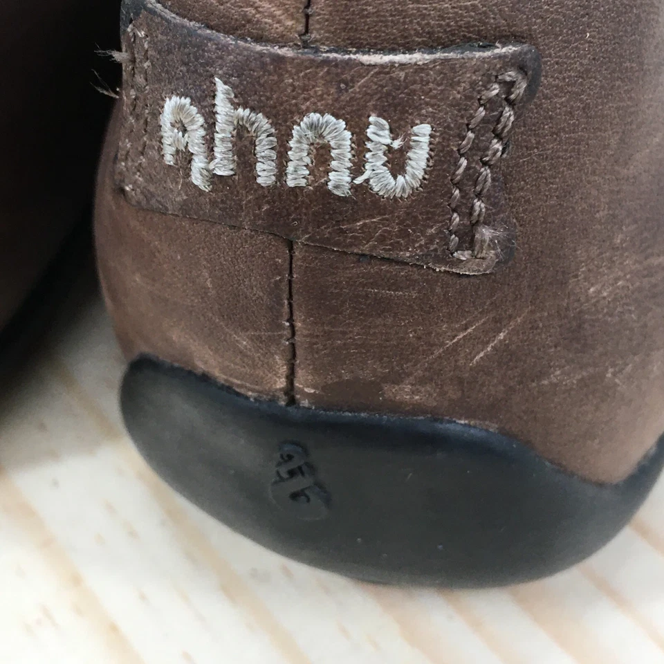 Ahnu Zapatos Mujer 10 Penny Pro Informales Cómodos Mocasines Sin Cordones Planos Cuero Marrón Foto 4 de 4