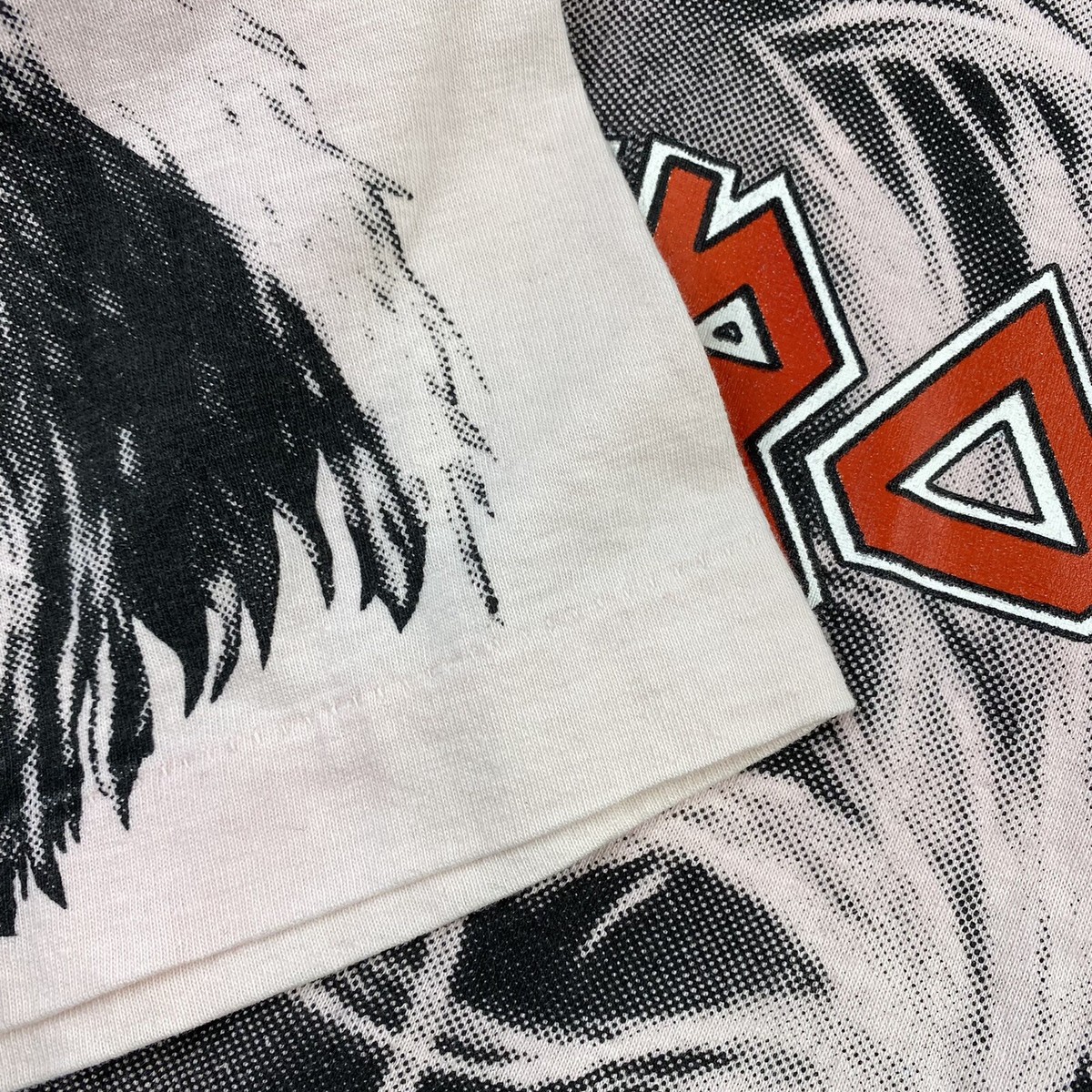 Vintage 90's 1991 Iron Maiden Over Print AOP T-Shirt XL Band Tee