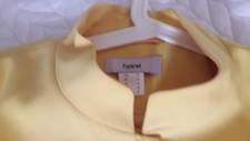 Heine Yellow Long Line Jacket With Stand Up Collar