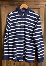 Penn State Nittany Lions Vineyard Vines Men  s Small Navy/white Stripe L/S Rugby