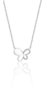 Collier Pendentif Cœur Femme – Plaqué Or Et Rhodium, Zirconia Cubique Pourpre