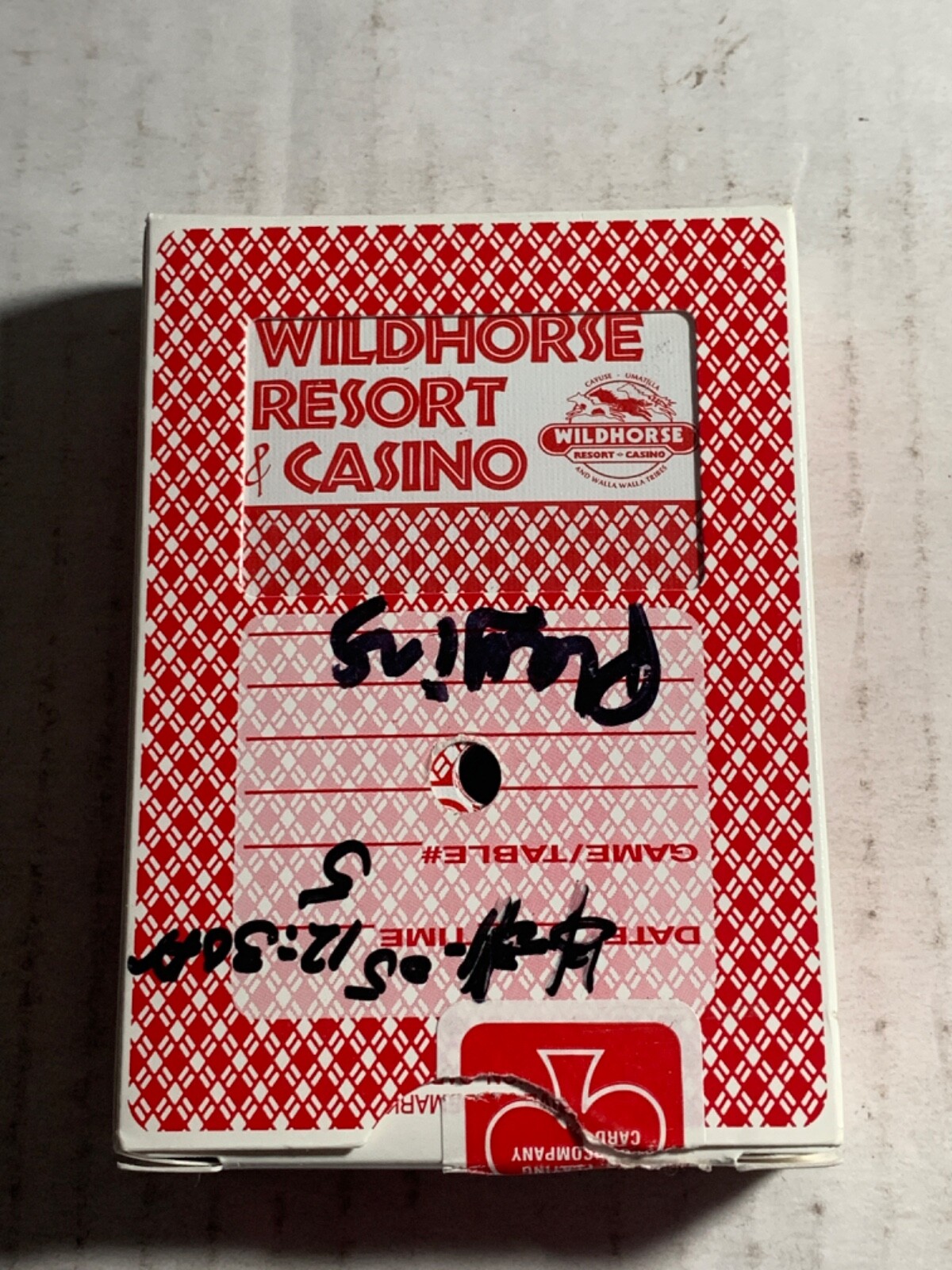 Wildhorse Casino Playing Cards Pendleton oregon | eBay