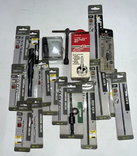 Drill Bit Self Feed Bit Tap Pipe Screwdriver Bit Lot of 18 Different Brands