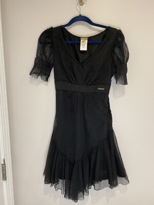 open lace back dress Black V Neck Tulle Short Prom Dress Black Short Evening Dress US 14 / Custom Color main image 0