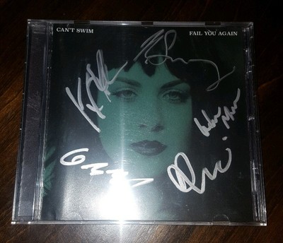 Fail You Again by CAN'T SWIM Signed Autographed CD by All!