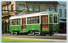 Postal Milán Italia Trolley Car 2001 San José CA Museo Histórico Tren