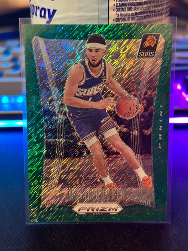 2023-24 PRIZM DECA FOTL GREEN SHIMMER #279 Devin Booker 12/12 Phoenix Suns